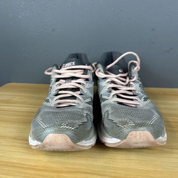 ASICS Gel Nimbus 20 Grey/Seashell Pink Womens 10.5 Running Sneaker - Picture 3 of 10